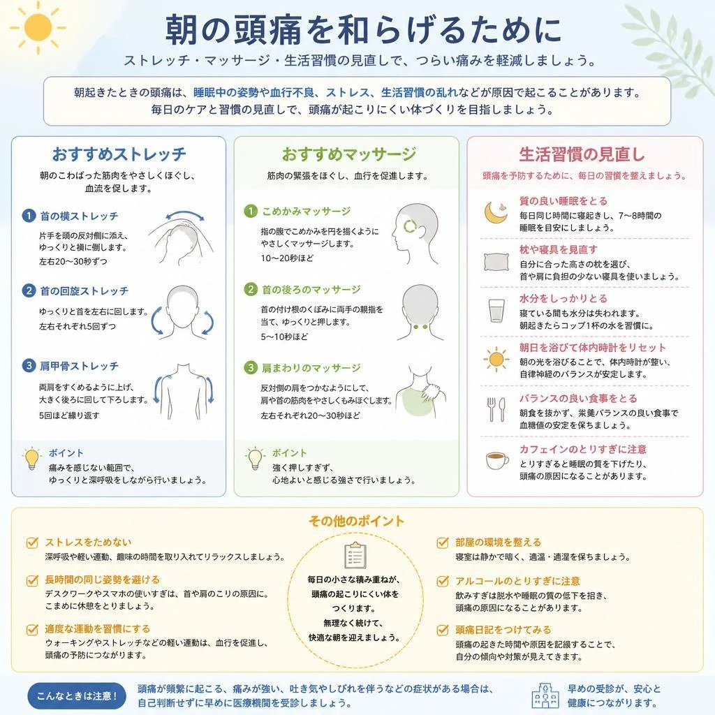 頭痛の緩和法と対処法