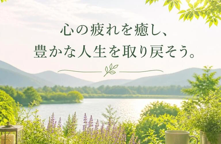 心の疲れを癒し、豊かな人生を取り戻そう。