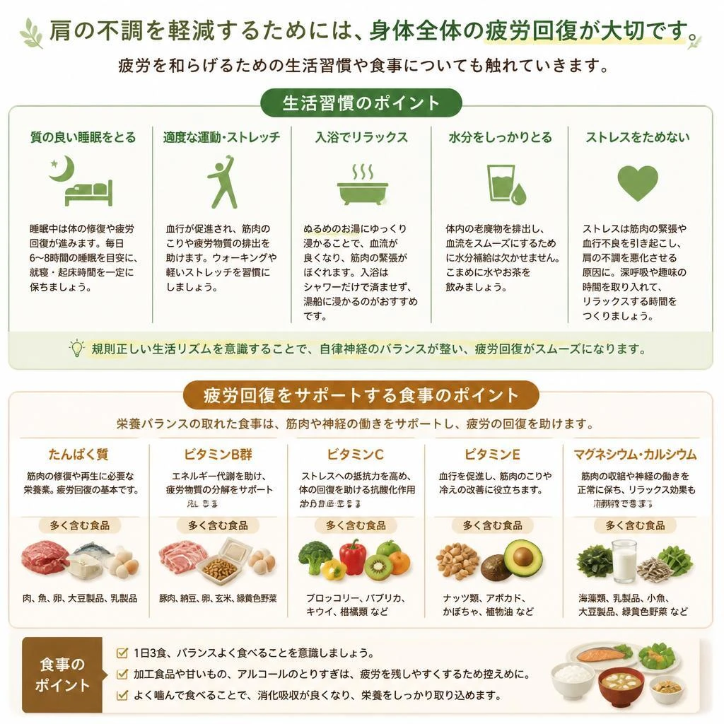 疲労回復に役立つ情報