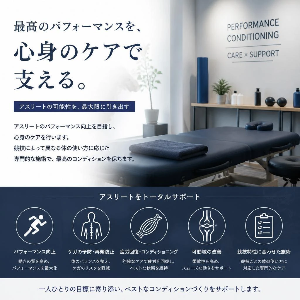 アスリートサポートのご紹介