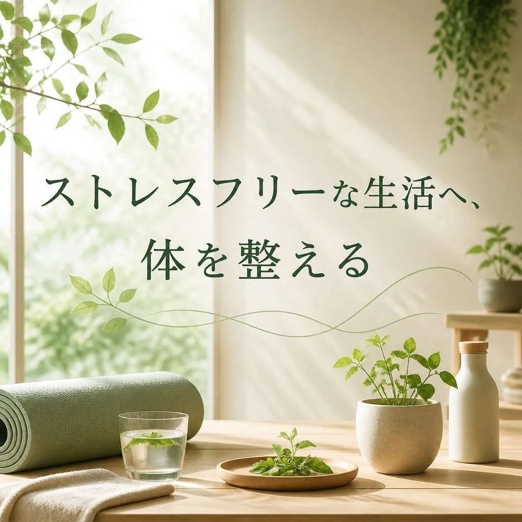 ストレスフリーな生活へ、体を整える