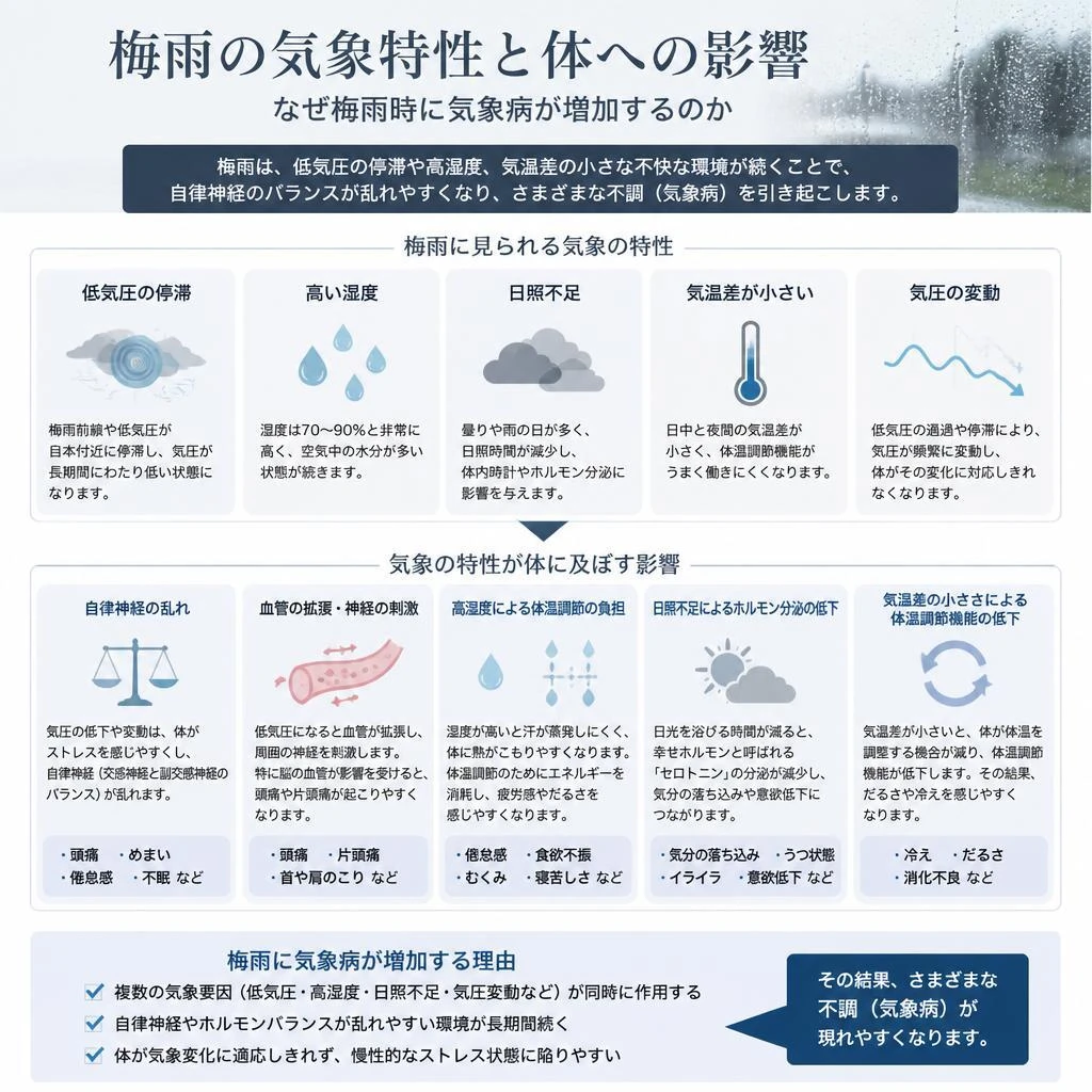 梅雨の特性とその影響