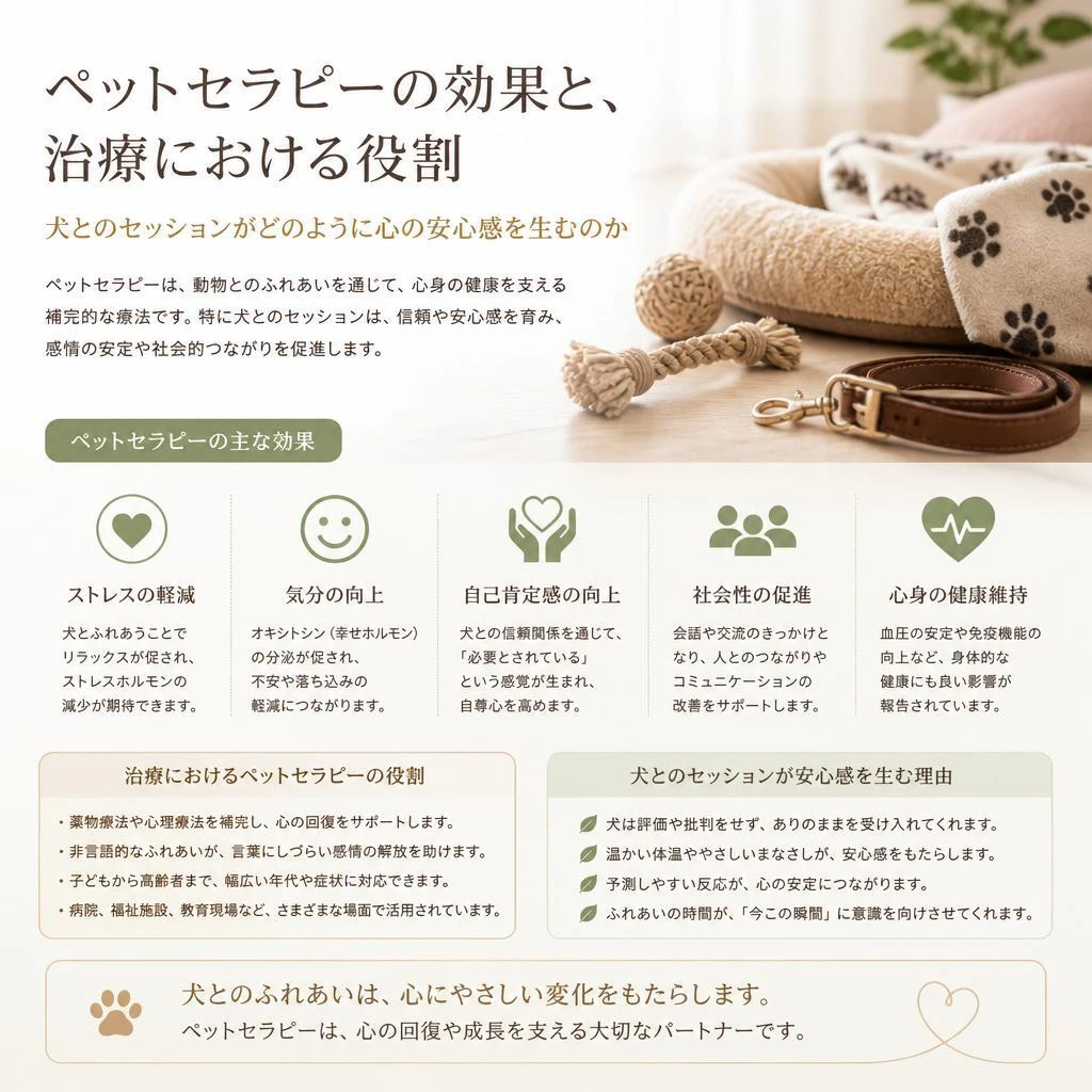 ペットセラピーの重要性