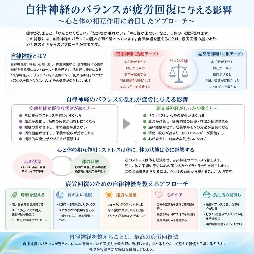 自律神経と心身の関係