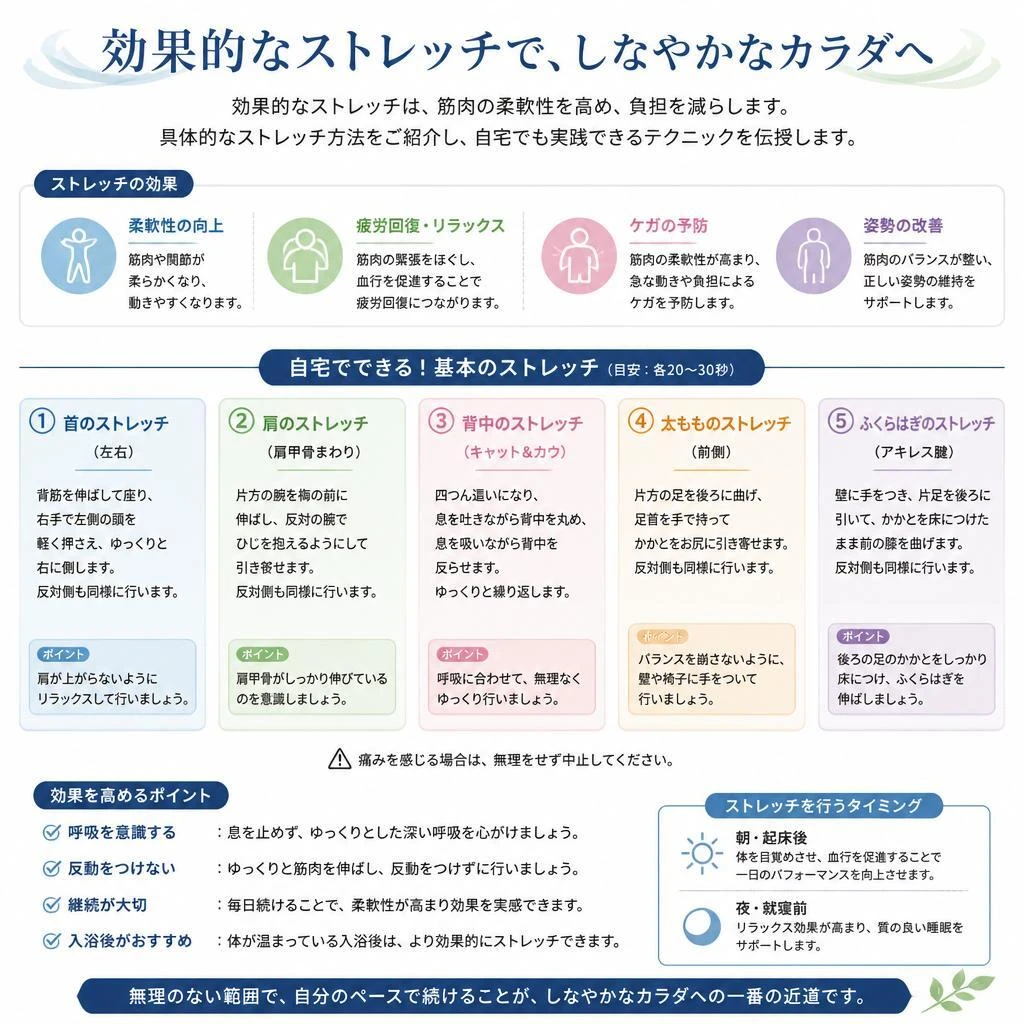 4. ストレッチの重要性