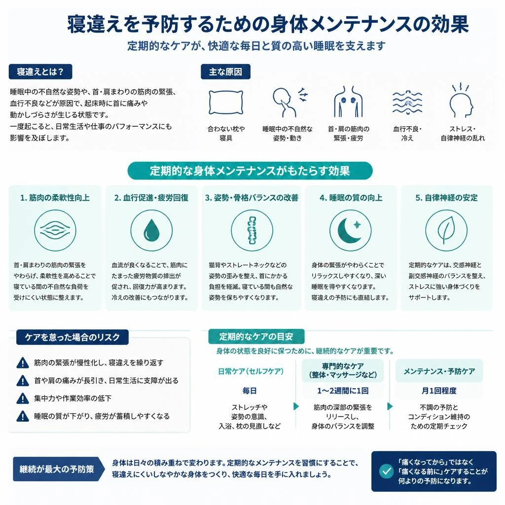 身体メンテナンスの重要性