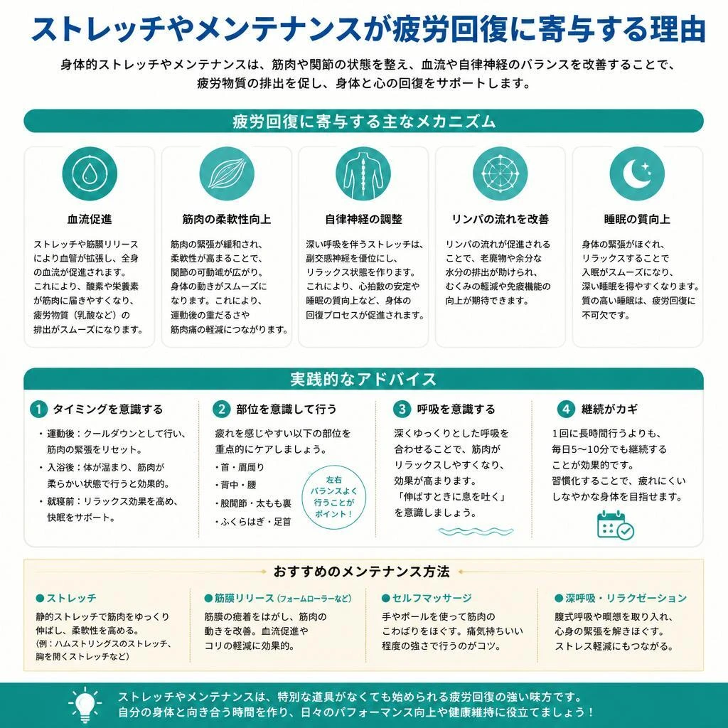 疲労回復に役立つ方法