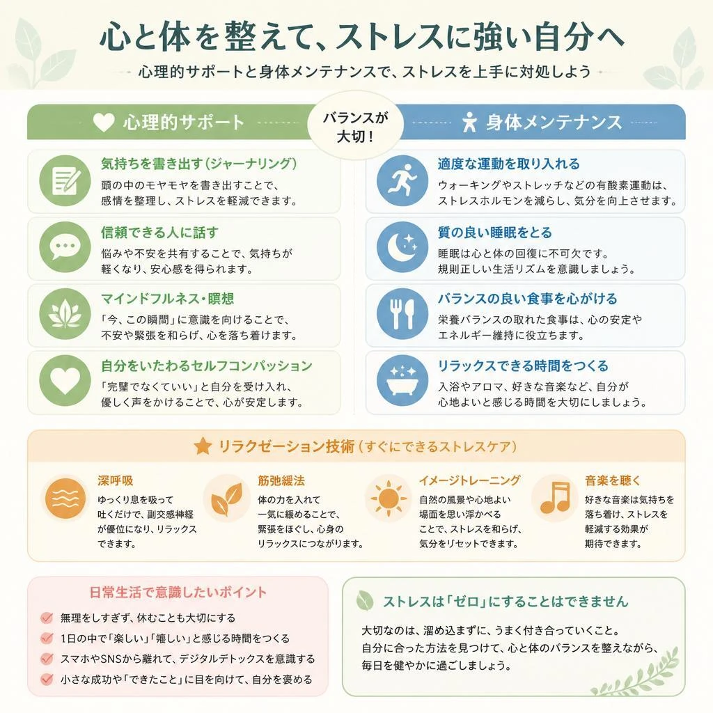 効果的なストレス対処法