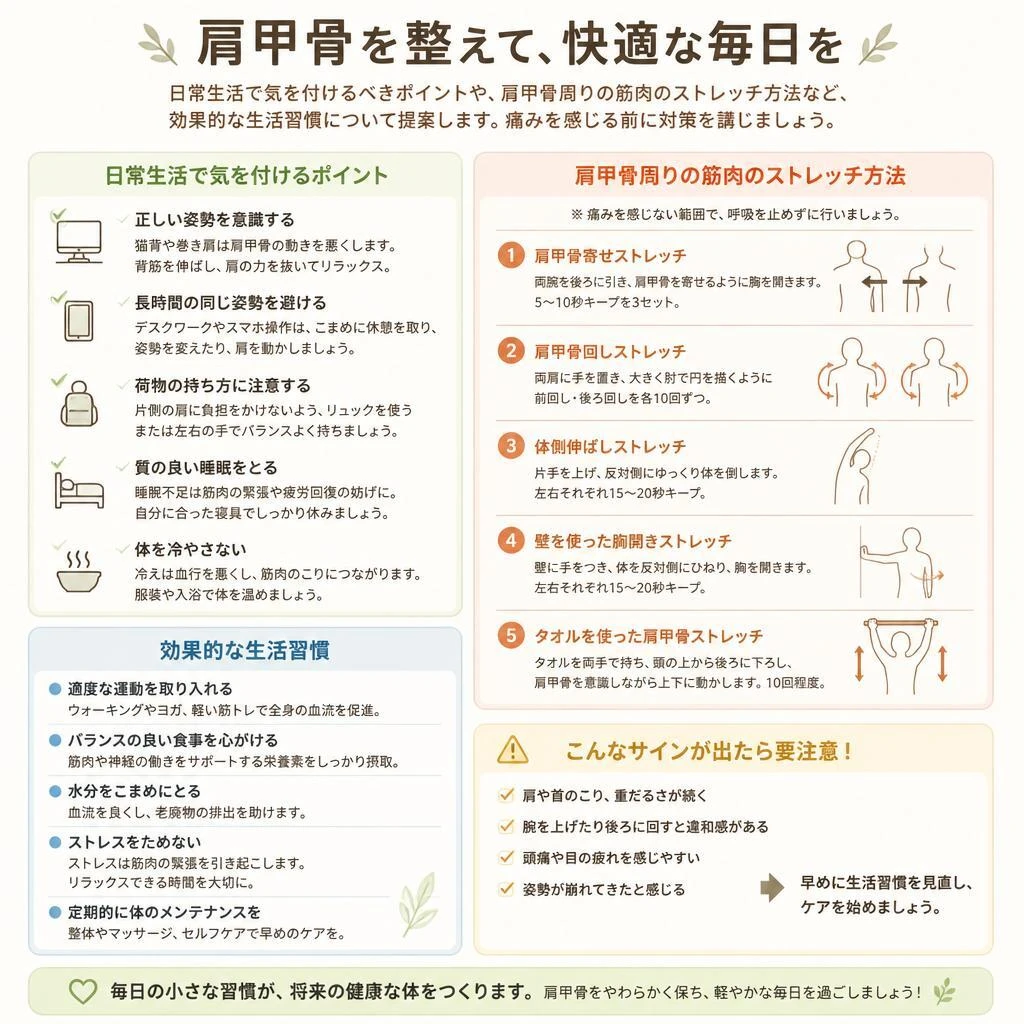 生活習慣の見直し
