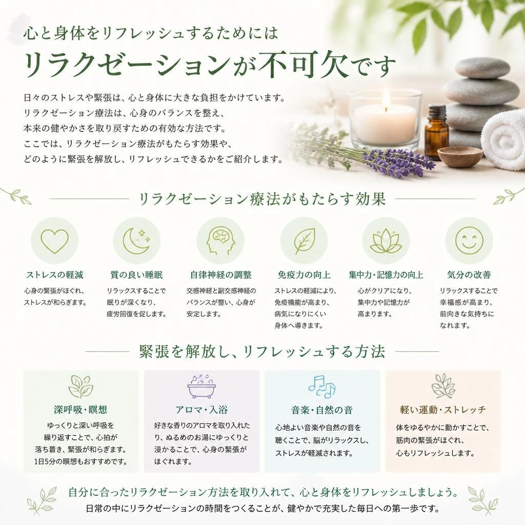 リラクゼーション療法の重要性