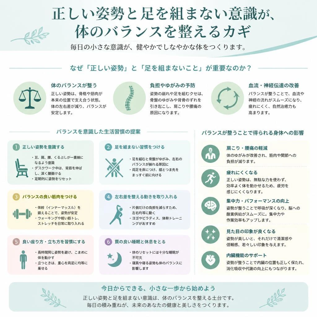 体のバランスを保つために