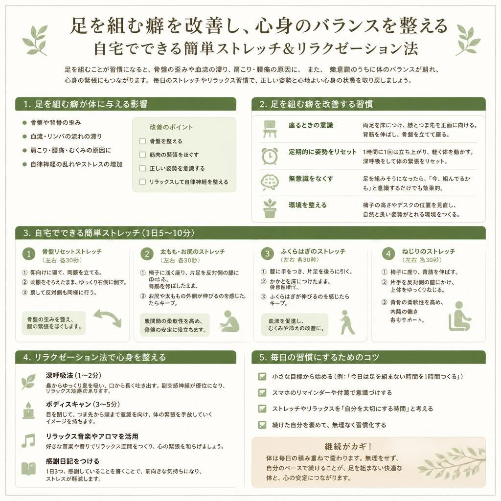 自己ケアでできるリラクゼーション法
