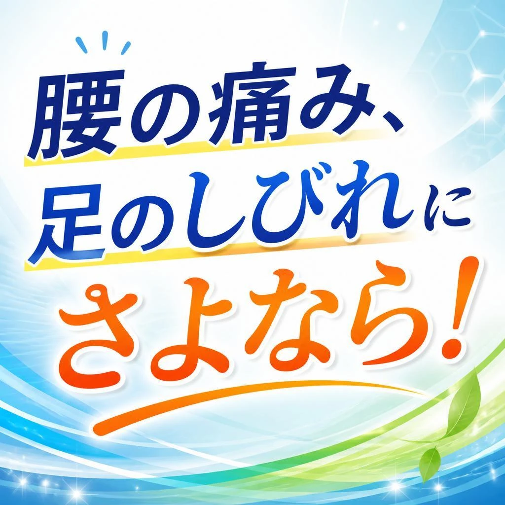腰の痛み、足のしびれにさよなら！