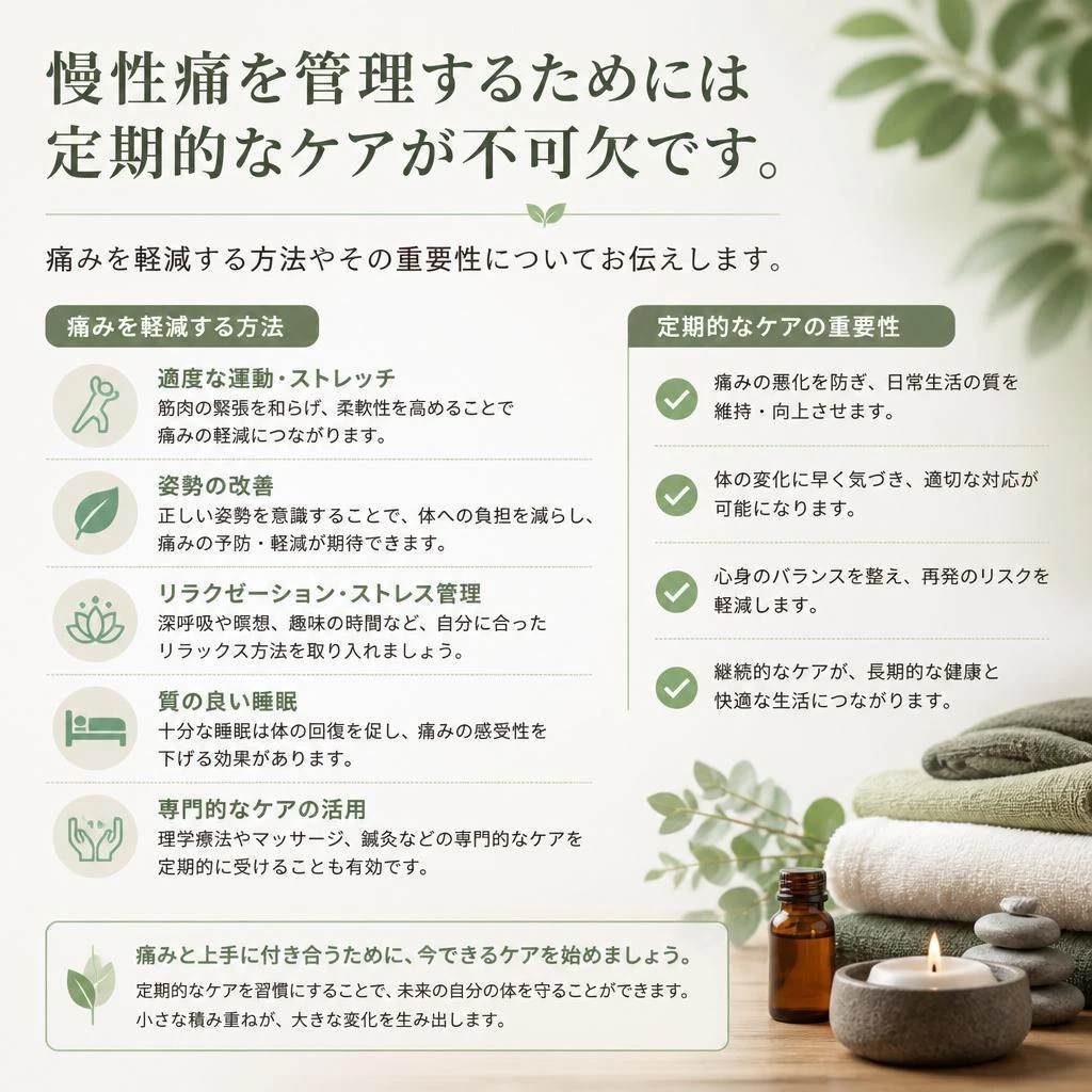 痛み管理の重要性