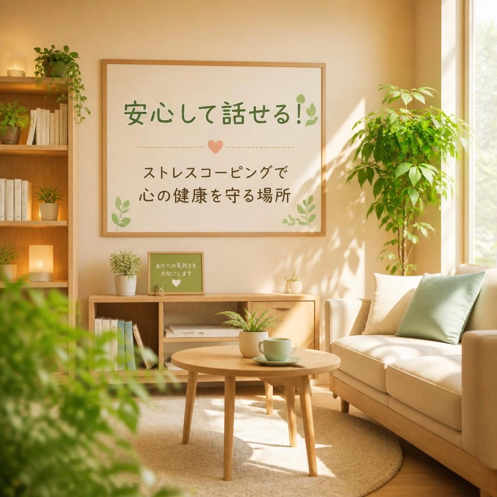 安心して話せる！ストレスコーピングで心の健康を守る場所