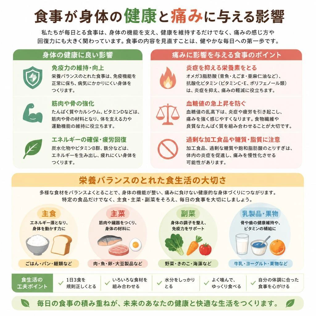 食事と痛みの関係