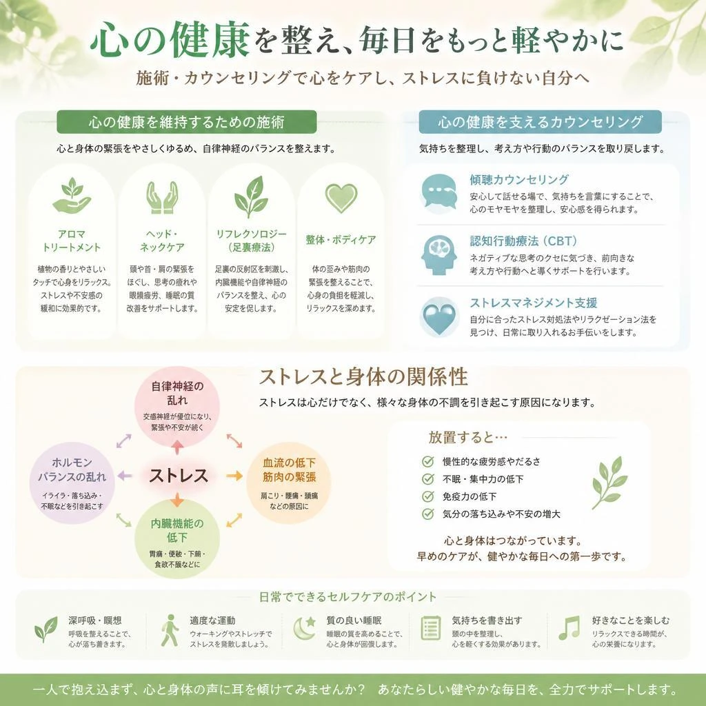 精神的ストレスへの対処法