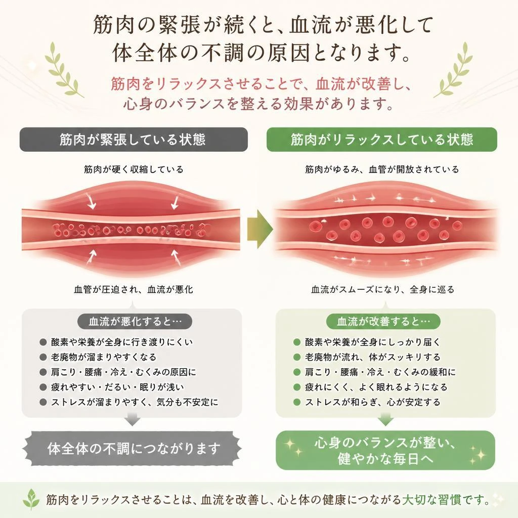 筋肉の緊張緩和の重要性