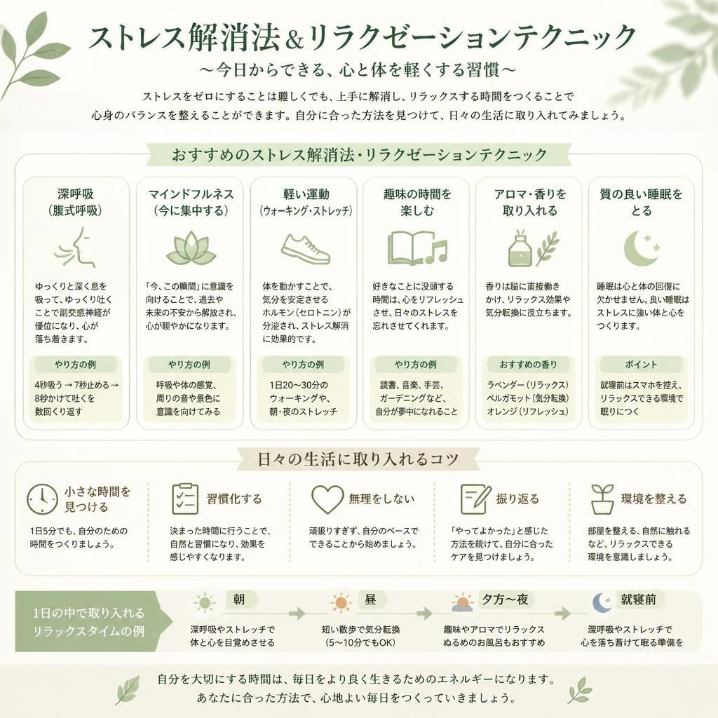 効果的なストレス解消法