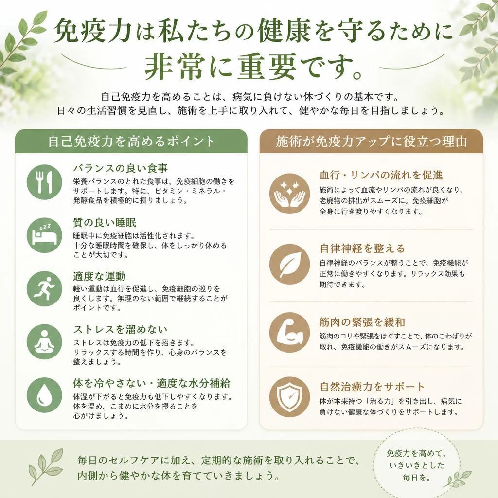自己免疫力向上の必要性