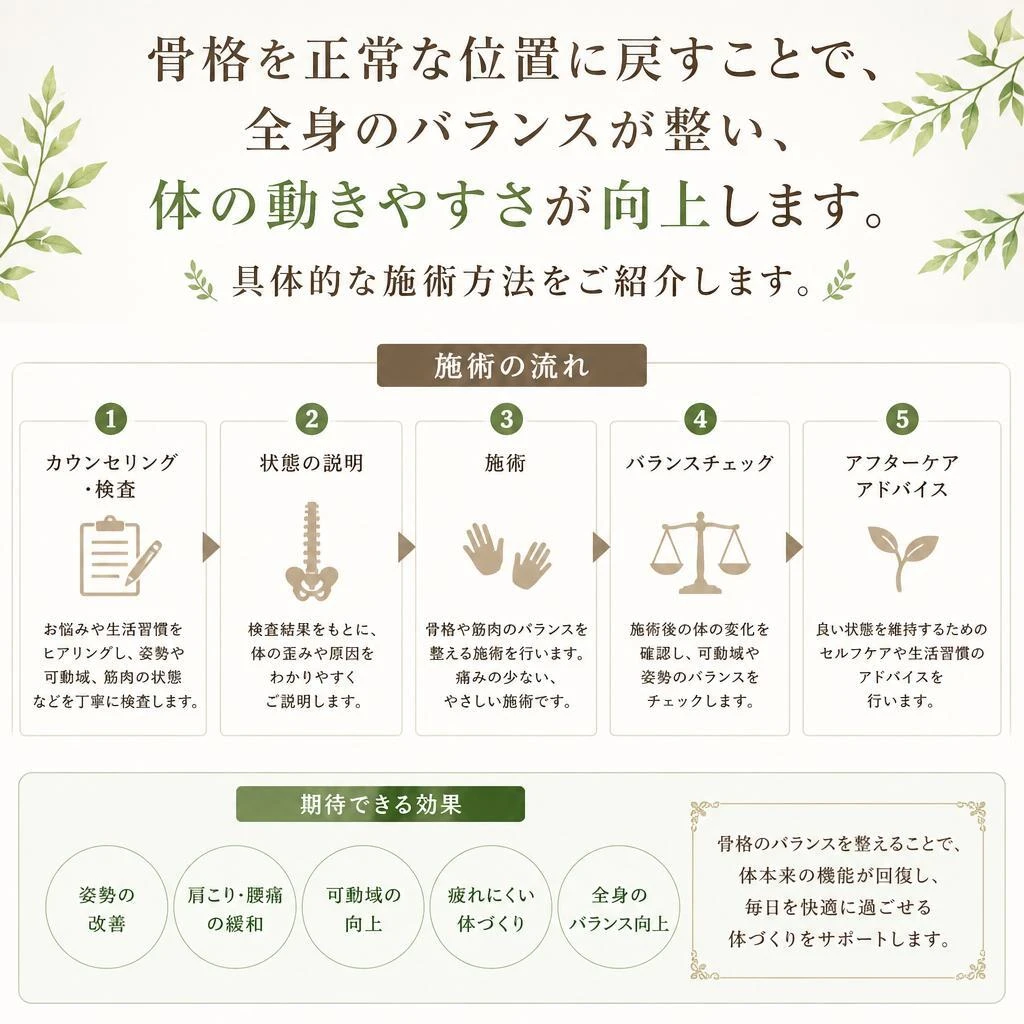 骨格矯正の重要性