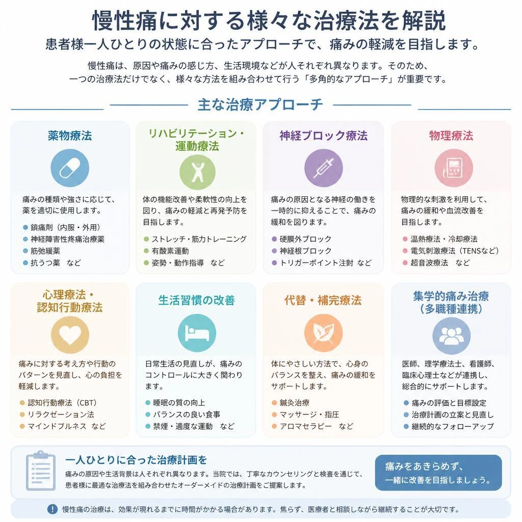 慢性痛に対する治療法