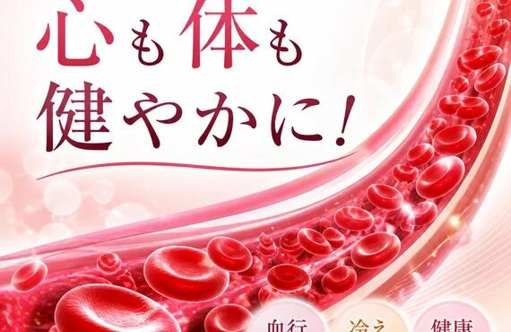 血液の流れを促進して、心も体も健やかに！
