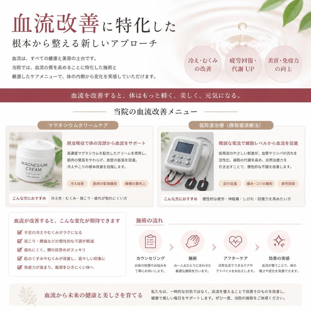 当院提供の施術メニュー