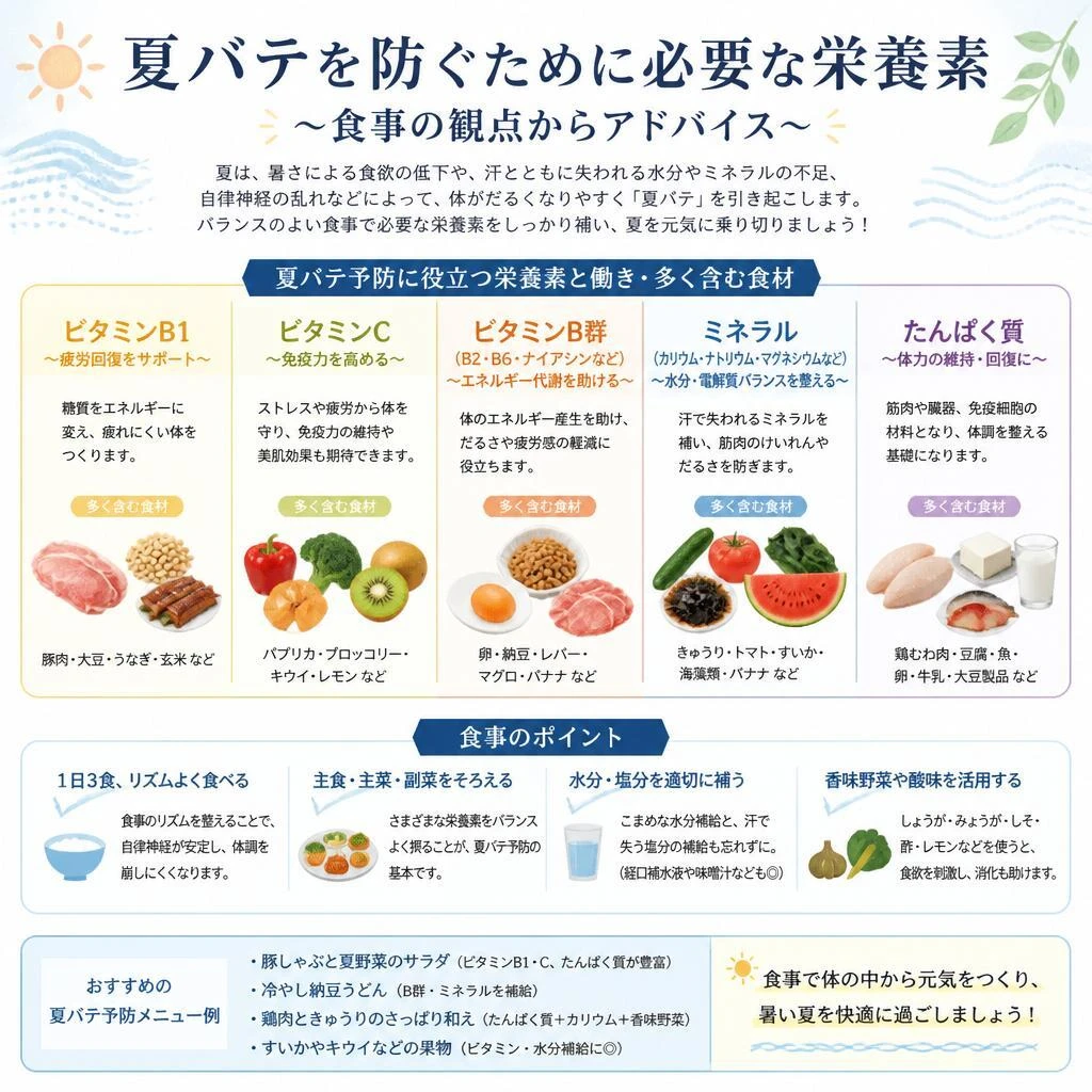 5. 夏に必要な栄養補給
