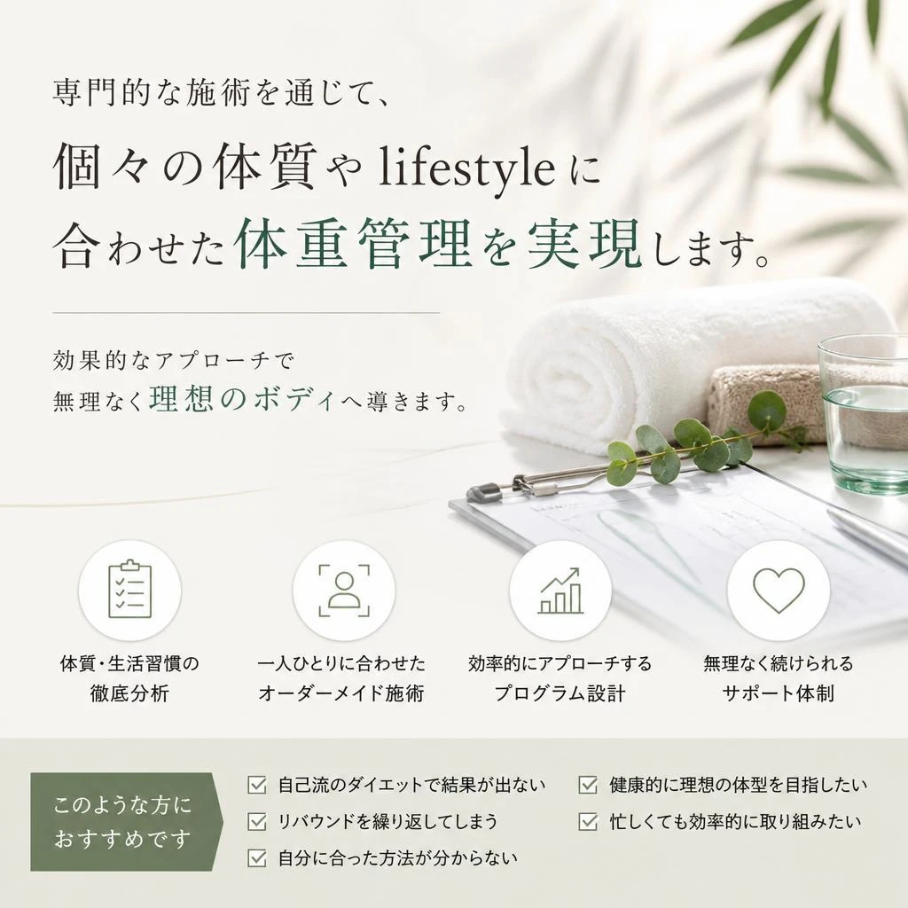 2. 体重管理のための施術