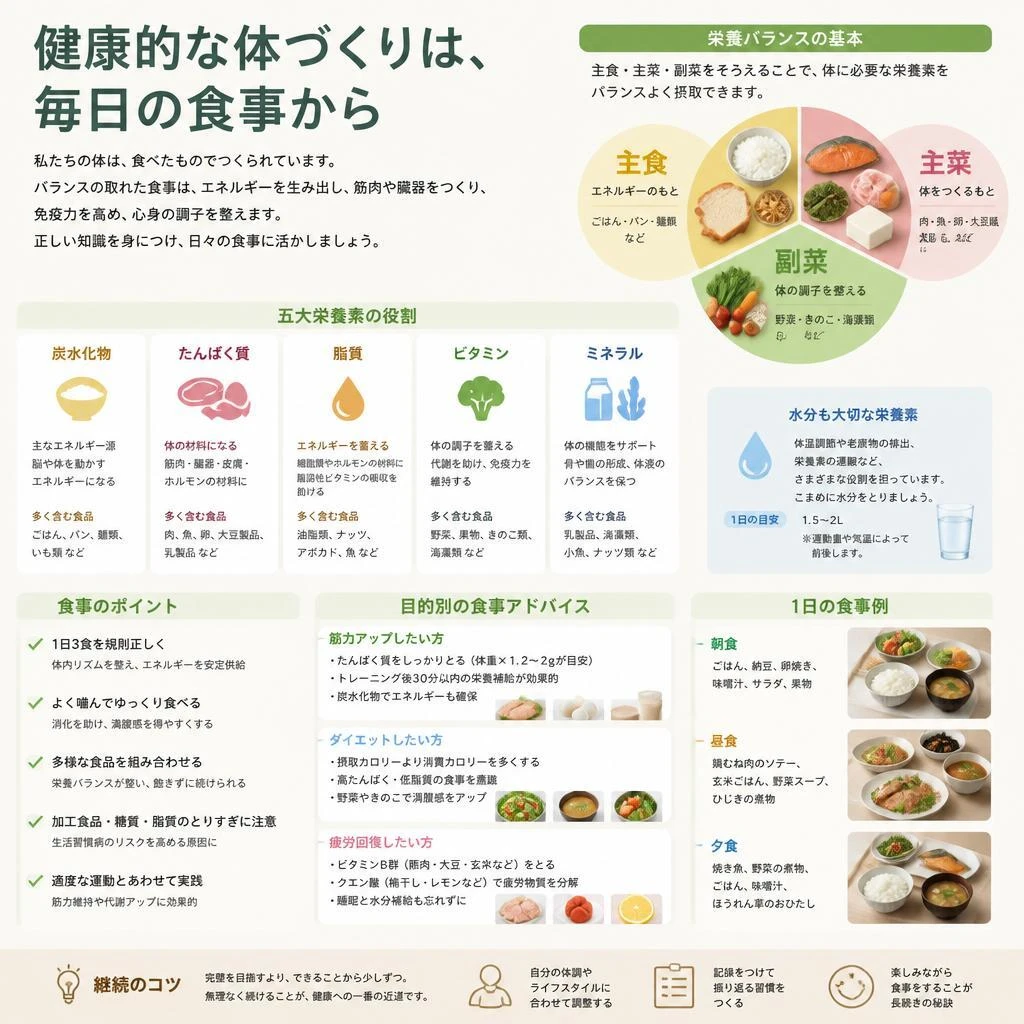 5. 栄養指導で内側からサポート