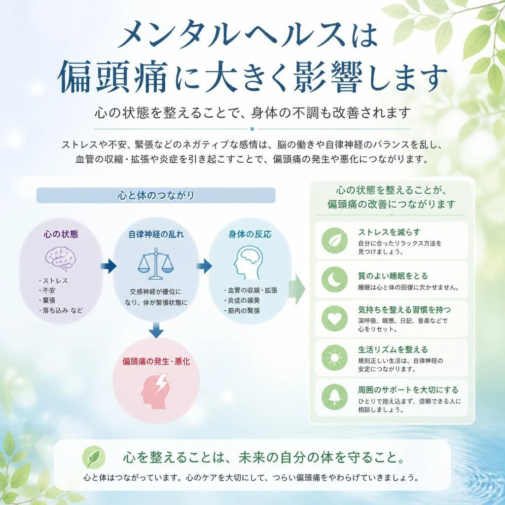 5. メンタルヘルスと偏頭痛の関係