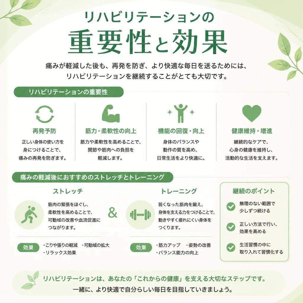 リハビリテーションでのアプローチ