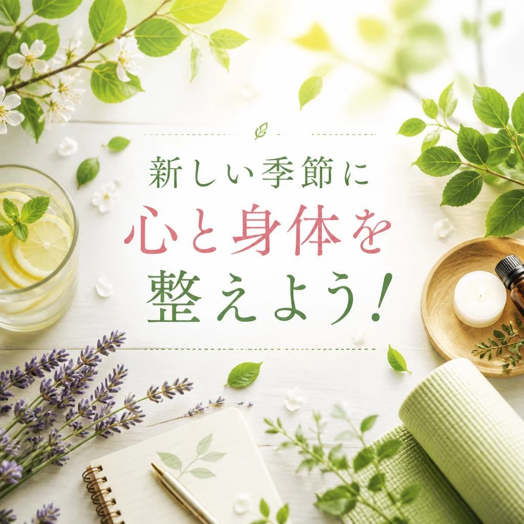 新しい季節に心と身体を整えよう！