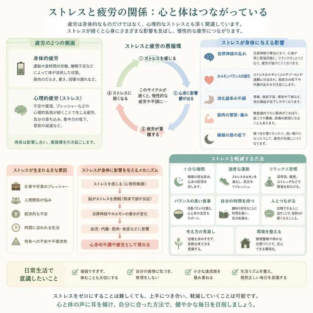 疲労とストレスの関係