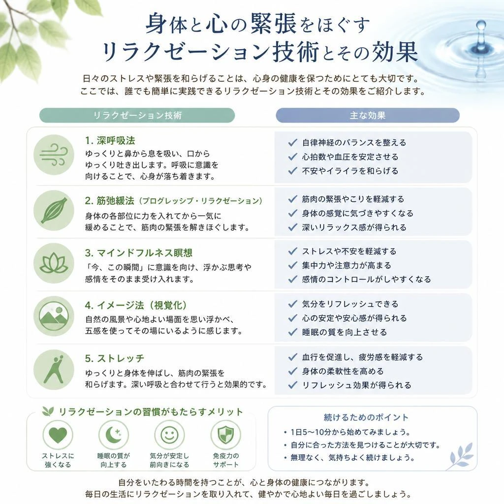 04. リラクゼーションの重要性
