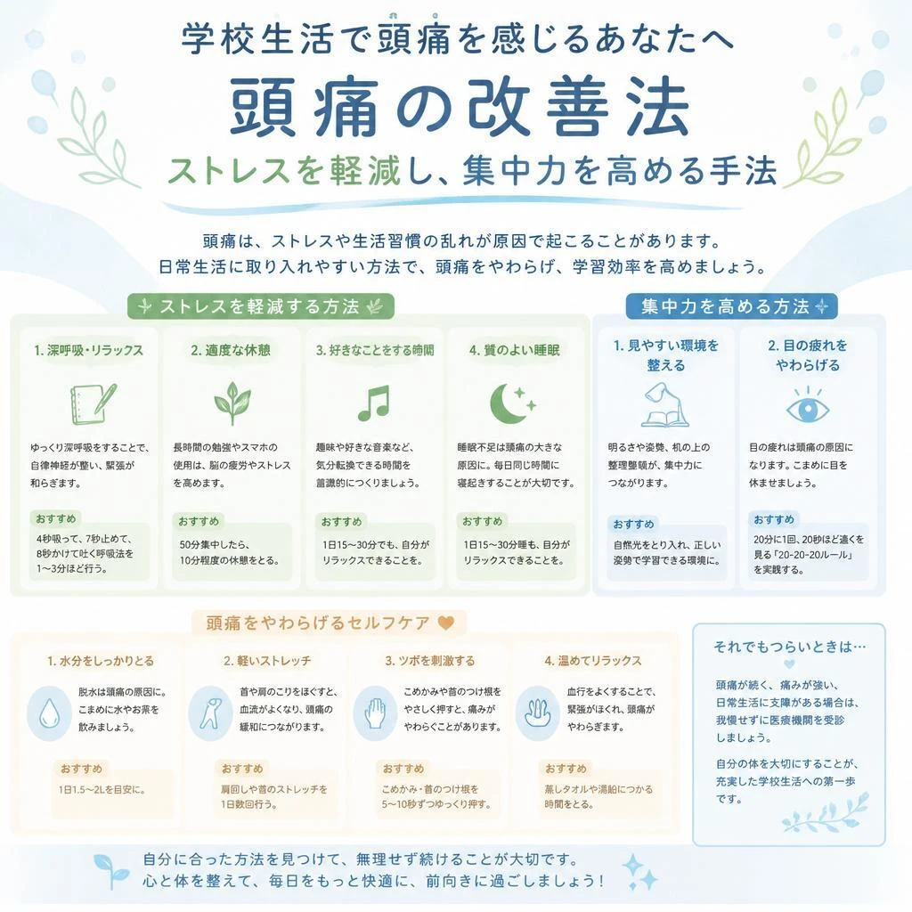 頭痛改善法とその効果