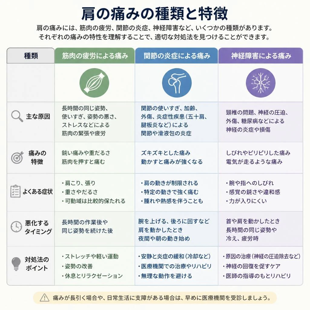 2. 肩の痛みの種類